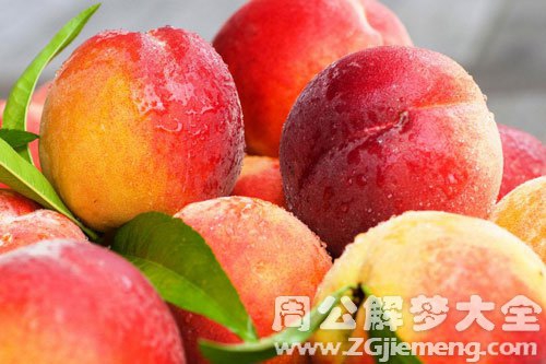 孕妇梦见大红桃子